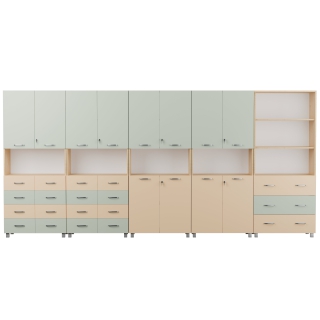 Zestaw regałów JTP2 Premium | Darmowa dostawa dla szkół i placówek oświatowych