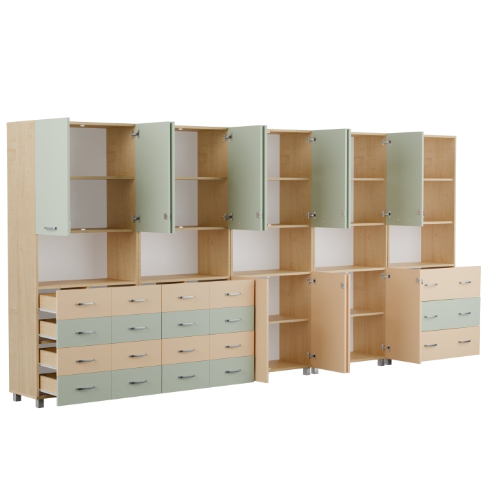 Zestaw regałów JTP2 Premium | Darmowa dostawa dla szkół i placówek oświatowych