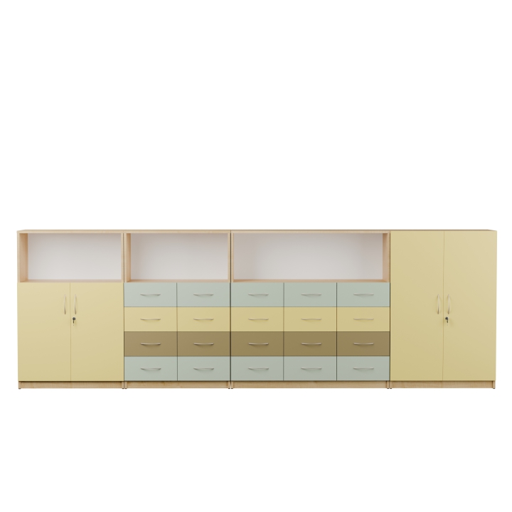 Zestaw regałów szkolnych JT Color 4 | Darmowa dostawa dla szkół i placówek oświatowych