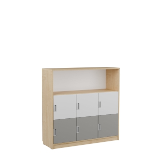 Regał szkolny KSP02 - Kolorowe skrytki PLUS | Meble przedszkolne