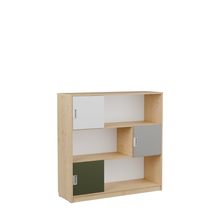 Regał szkolny KSP06 - Kolorowe skrytki PLUS | Darmowa dostawa dla szkół i placówek oświatowych