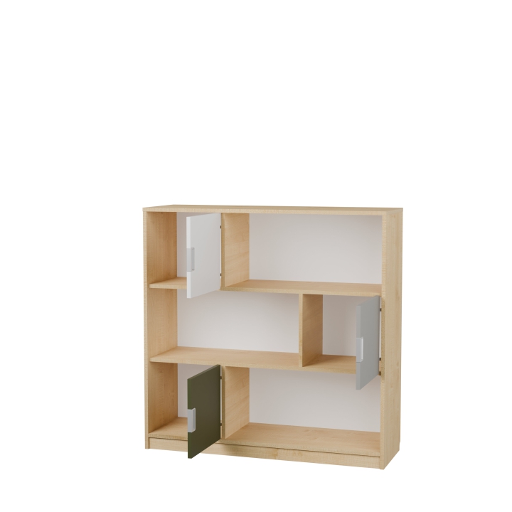 Regał szkolny KSP06 - Kolorowe skrytki PLUS | Darmowa dostawa dla szkół i placówek oświatowych