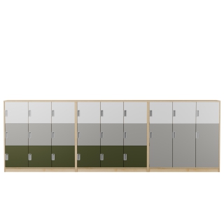 Zestaw regałów KOLOROWE SKRYTKI PLUS KSP5 | Darmowa dostawa dla szkół