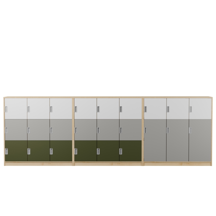 Zestaw regałów KOLOROWE SKRYTKI PLUS KSP5 | Darmowa dostawa dla szkół