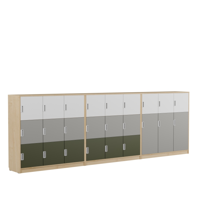 Zestaw regałów KOLOROWE SKRYTKI PLUS KSP5 | Darmowa dostawa dla szkół