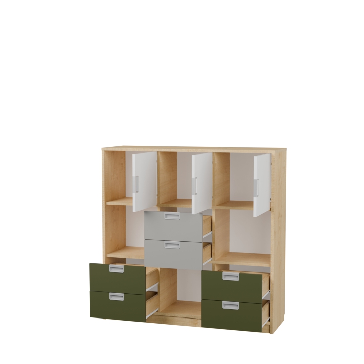 Regał Kolorowe skrytki PLUS KSP11 | Darmowa dostawa dla szkół i placówek oświatowych