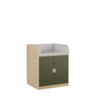 Regał Kolorowe skrytki PLUS - Przewijak KSP27 | Wyposażenie żłobków i przedszkoli