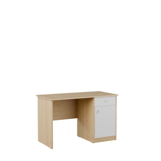 Biurko Domino 120x60, funkcjonalne i wygodne biurko szkolne