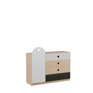 Regał przedszkolny OK07, wyposażenie szkół i przedszkoli, certyfikat jakości