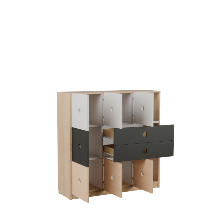 Regał przedszkolny OK08, wyposażenie szkół i przedszkoli, certyfikat jakości