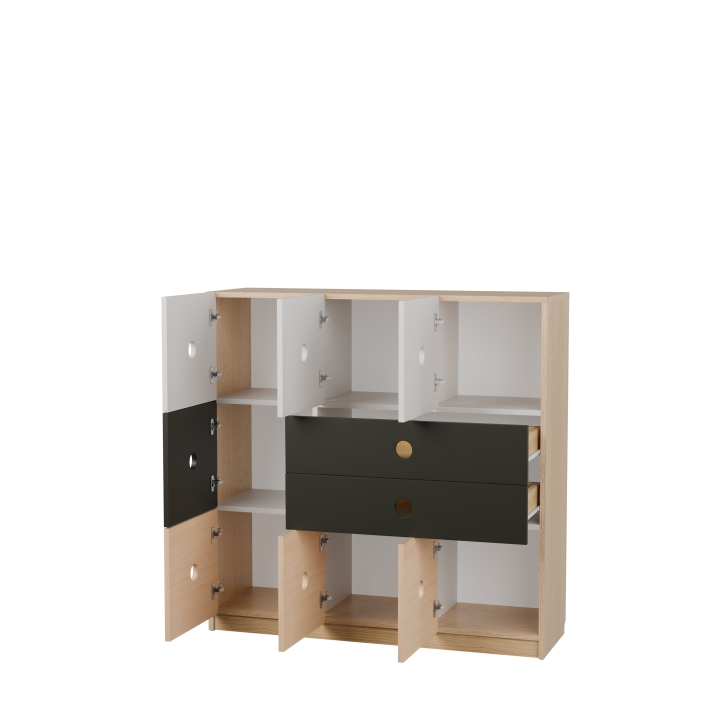 Regał przedszkolny OK08, wyposażenie szkół i przedszkoli, certyfikat jakości