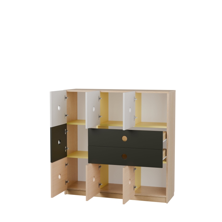 Regał przedszkolny OK08, wyposażenie szkół i przedszkoli, certyfikat jakości