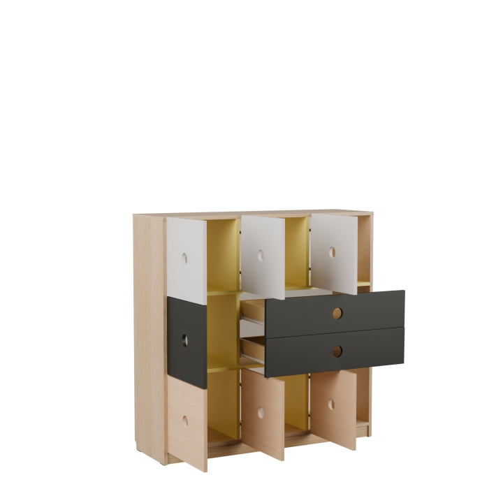 Regał przedszkolny OK08, wyposażenie szkół i przedszkoli, certyfikat jakości