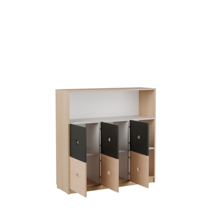 Regał przedszkolny OK09, wyposażenie szkół i przedszkoli, certyfikat jakości