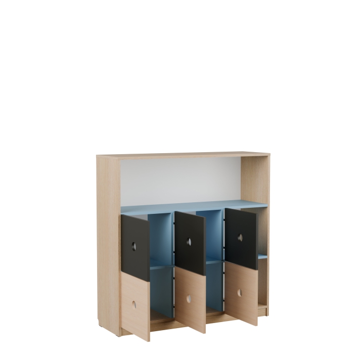 Regał przedszkolny OK09, wyposażenie szkół i przedszkoli, certyfikat jakości