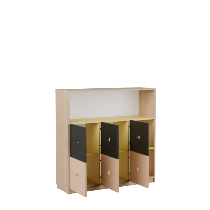 Regał przedszkolny OK09, wyposażenie szkół i przedszkoli, certyfikat jakości