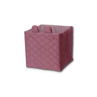 Velvetowy pojemnik BOX-DK na zabawki | Darmowa dostawa dla szkół i placówek publicznych