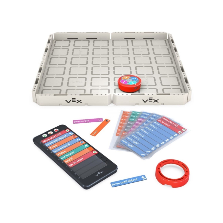3 x monitor interaktywny 75" z kluczem aktywującym Android + 6 x zestaw robotów VEX (grupa wiekowa 4-11)