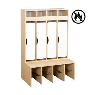 Szatnia do przedszkola Przedszkolak C4D-TP Płyta trudnopalna EN 13501-1