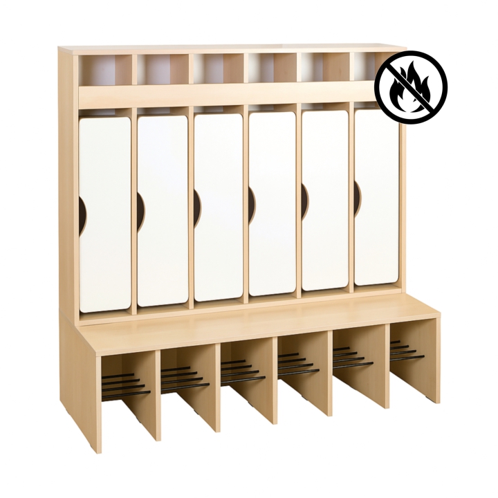 Szatnia do przedszkola Przedszkolak C6D-TP Płyta trudnopalna