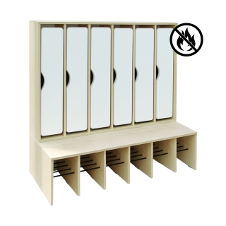 Szatnia Przedszkolak C6DW-TP | JTMebel producent mebli szkolnych