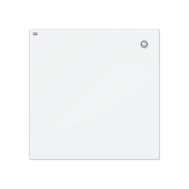 Tablica szklana magnetyczna w kolorze RAL, szkło ESG, zestaw z akcesoriami.