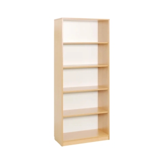 Regał biblioteczny jednostronny 4P - 4 półki | Darmowa dostawa dla szkół i jednostek budżetowych