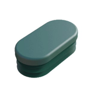 Zaślepka owalna 35x15