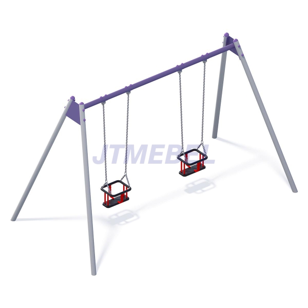 Huśtawka wahadłowa metalowa podwójna 3M