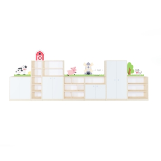 Zestaw regałów przedszkolnych Farma Max