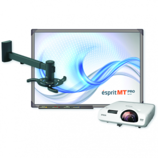 Zestaw interaktywny Esprit MT PRO Wall (tablica interaktywna 80"+projektor+uchwyt)
