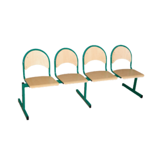 Ławka do poczekalni Paweł | Darmowa dostawa dla szkół i placówek publicznych