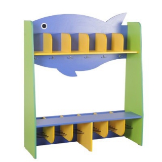 Szatnia Delfin, kolorowa szatnia do przedszkola i żłobka
