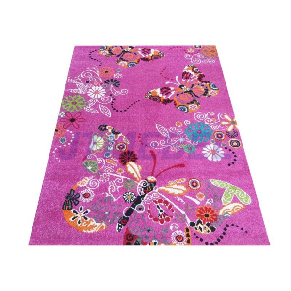 Dywan Motylki - fioletowy