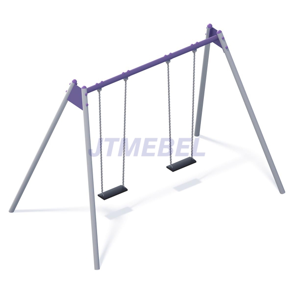 Huśtawka wahadłowa metalowa podwójna 3M