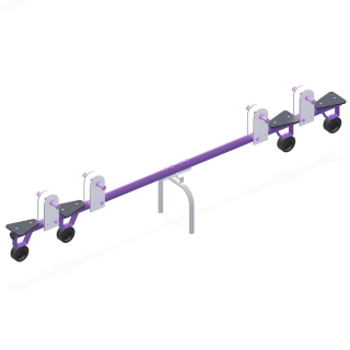 Huśtawka wagowa ważka poczwórna króliczki