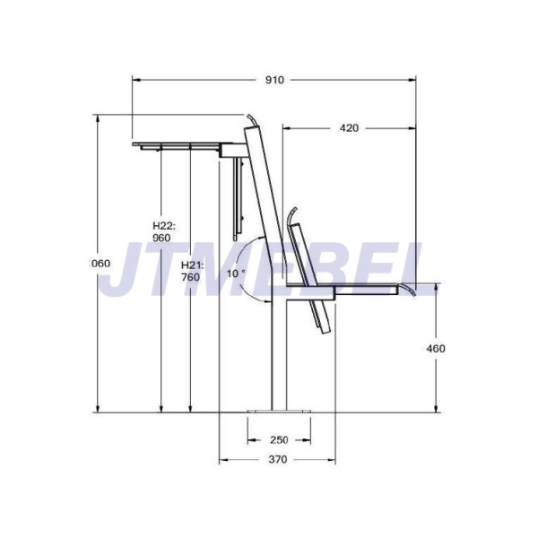 2Hall - H21 Miejsce z pulpitem