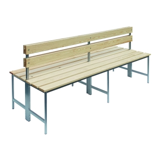 Podwójna ławka Adam z oparciem | JTMebel Producent mebli szkolnych