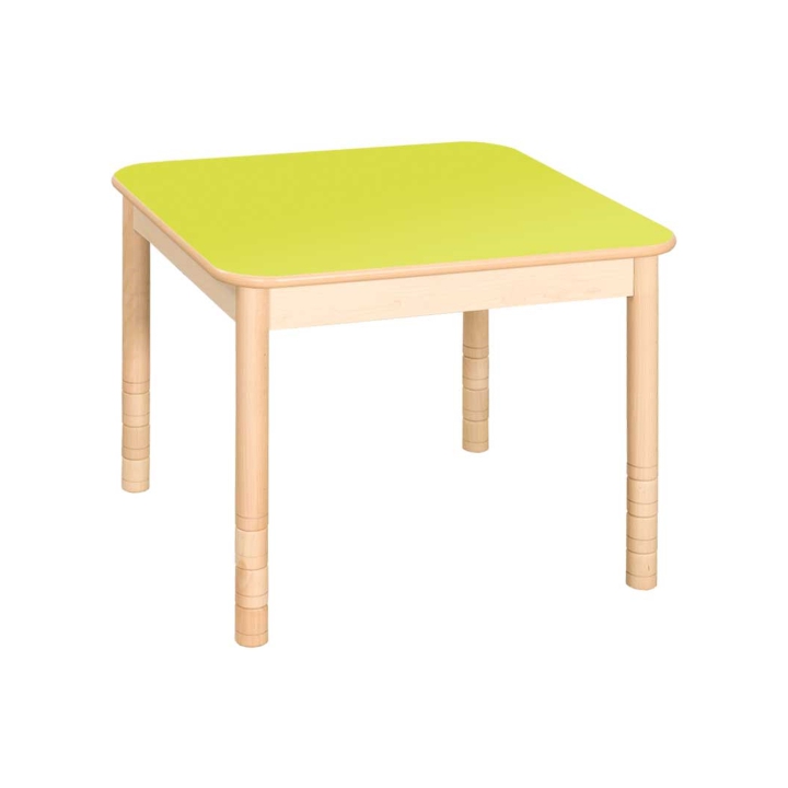 Stół przedszkolny regulacja wysokości 0-3 Domino DK kwadratowy