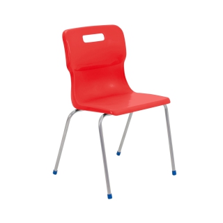 Krzesło Titan klasyczne 4-nogi, solidne polipropylenowe siedzisko