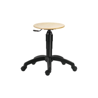 Taboret warsztatowy obrotowy TO-S, siedzisko sklejka