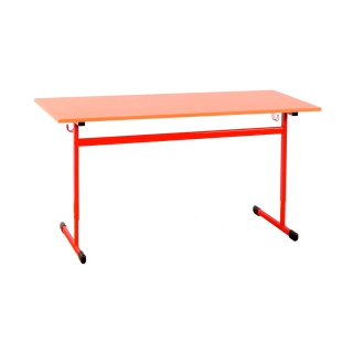 Stół szkolny Krzyś-R 2-os. z regulacją wysokości | Producent mebli szkolnych