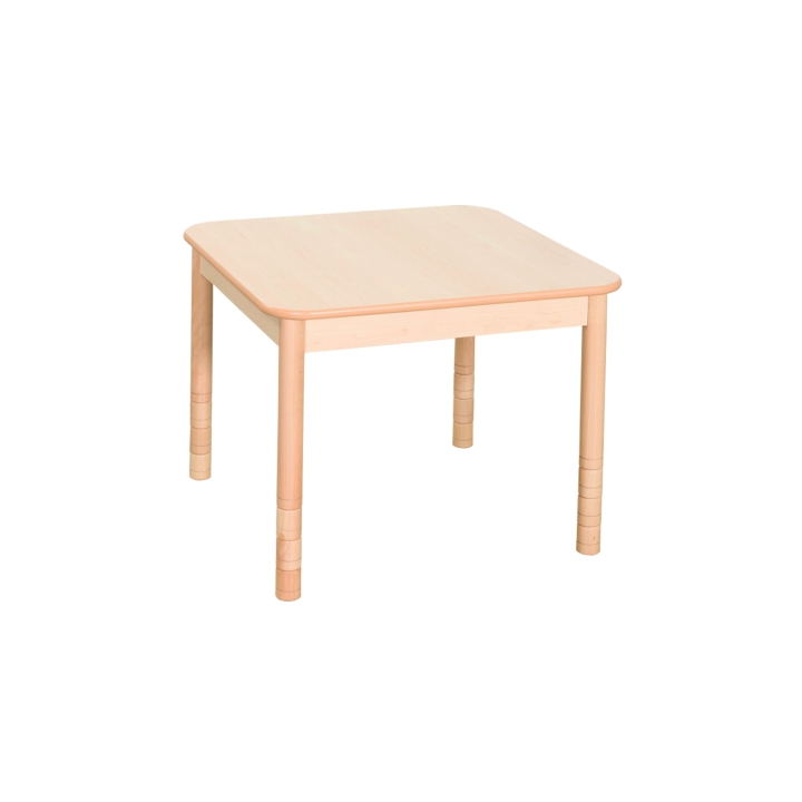 Stół przedszkolny regulacja wysokości 0-3 Domino DK kwadratowy