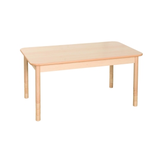 Stół przedszkolny Domino DP prostokątny regulowany | Darmowa dostawa dla szkół i przedszkoli publicznych