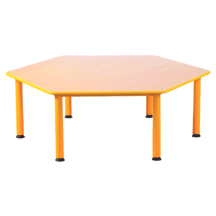 Stół Domino sześciokątny regulowany 1-3 | Producent mebli szkolnych i przedszkolnych