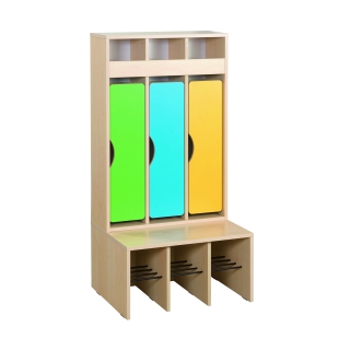 Szatnia do przedszkola Przedszkolak C3D, szafka, półka na buty