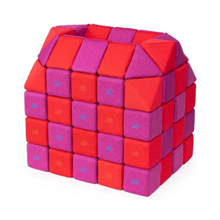 Klocki magnetyczne Jolly Heap Creative 100 szt.