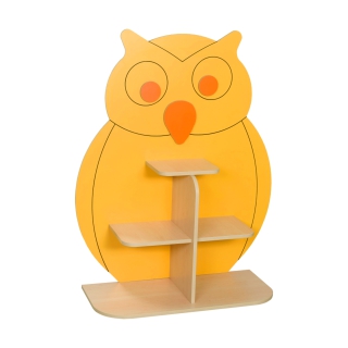 Kącik Sowa, półka na zabawki i książki, wyposażenie szkół i przedszkoli