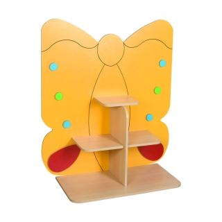 Kącik biblioteczny Motyl, półka na książki, zabawki, gry