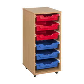 Szafka szkolna z pojemnikami na przybory, prace plastyczne 36x41